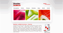 Desktop Screenshot of etykiety-drescher.pl
